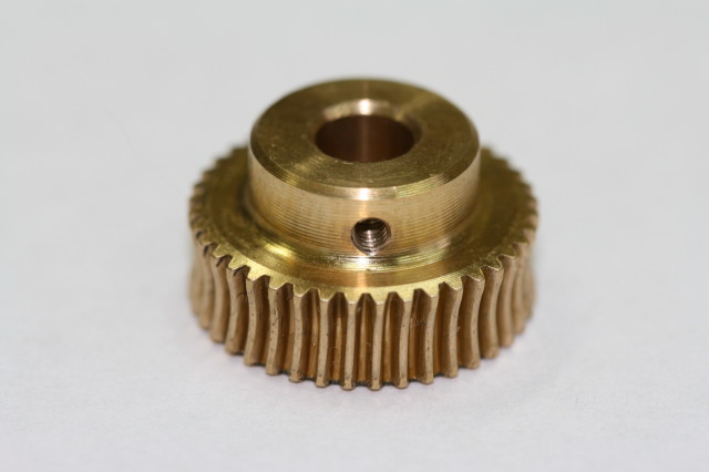 Turned part sub-contractor, Turned bronze gearwheel Ø21.6 width 12 mm